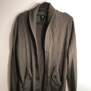 H&M Cardigan Olive Greenish Color